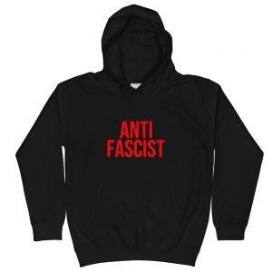 Anti-Fascist Red Kids Hoodie