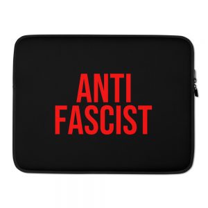Anti-Fascist Red Laptop Sleeve