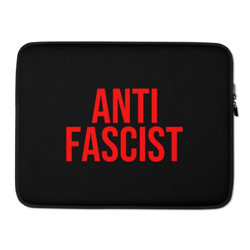 Anti-Fascist Red Laptop Sleeve