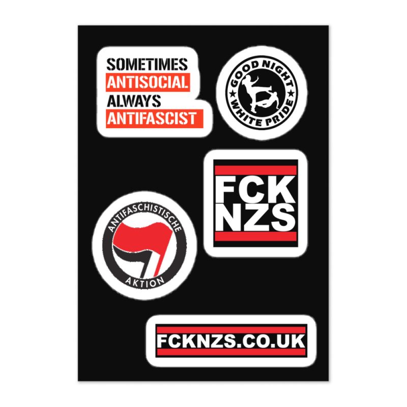 Anti-Fascist Sticker Sheet