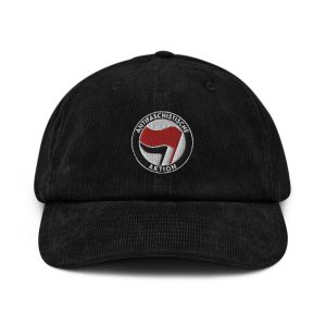 Antifa Antifaschistische Aktion Flag Corduroy Hat