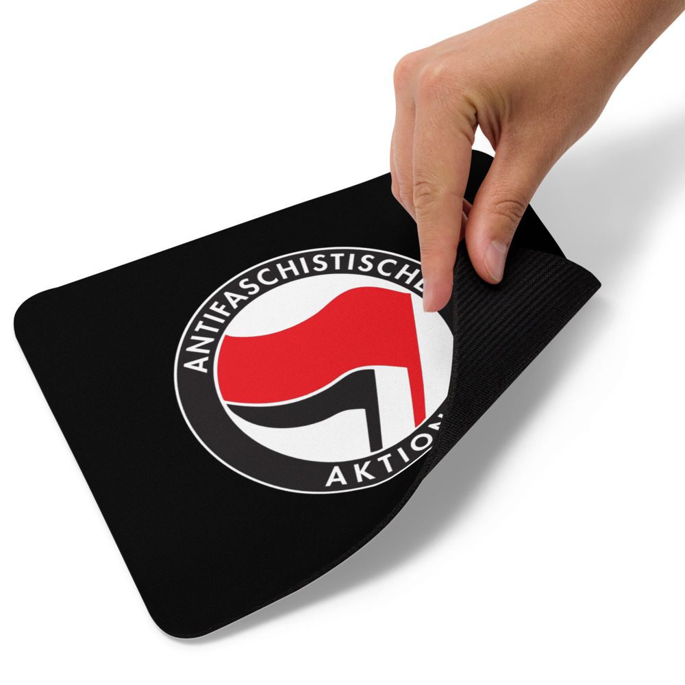 Antifa Antifaschistische Aktion Flag Mouse Pad