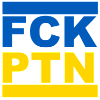 FCK PTN Fuck Putin Ukraine Flag 