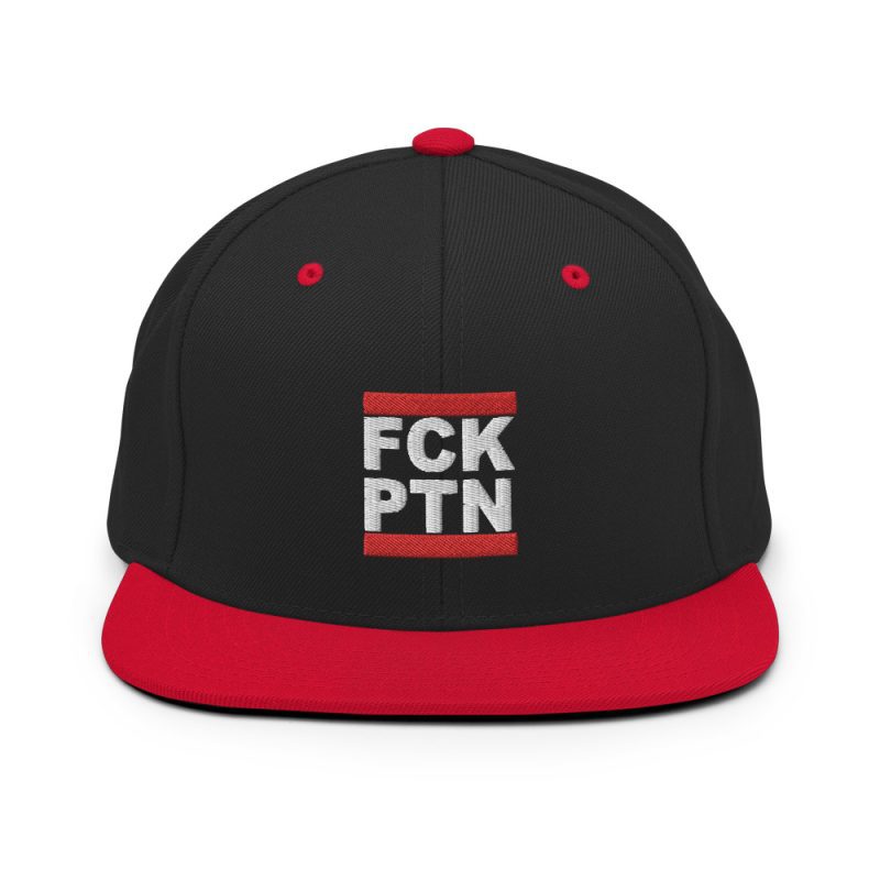 FCK PTN Fuck Putin Snapback Hat