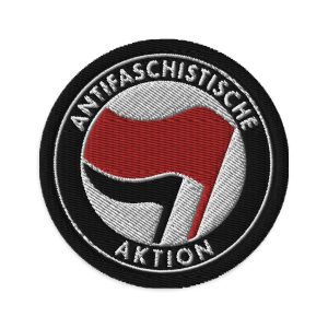 Antifa Antifaschistische Aktion Flag Embroidered Patches
