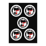 Love Music Hate Fascism Sticker Sheet