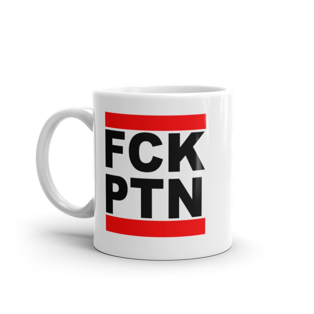 FCK PTN Fuck Putin Glossy Mug