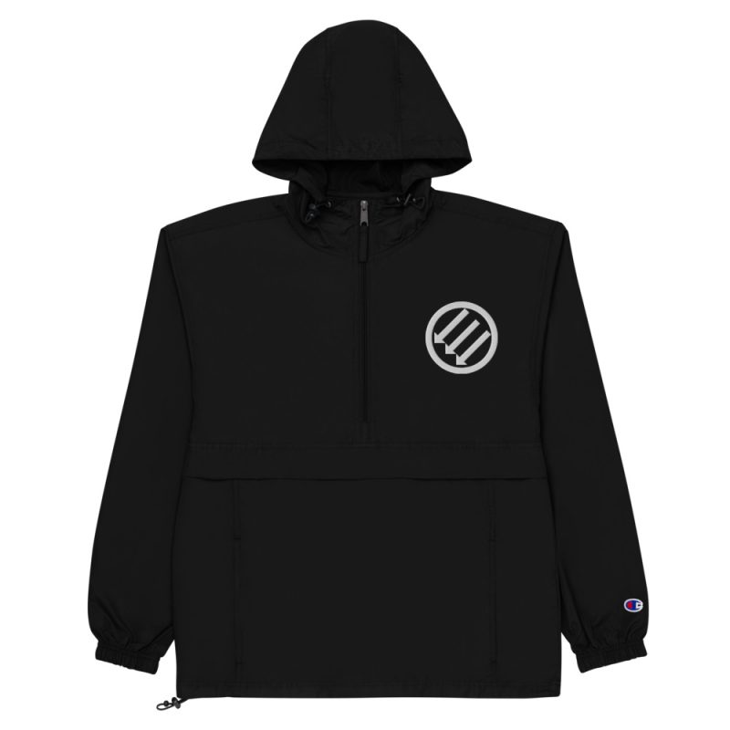Antifa Iron Front 3 Arrows Embroidered Champion Packable Jacket