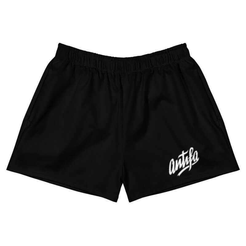 Antifa Black Long Shorts
