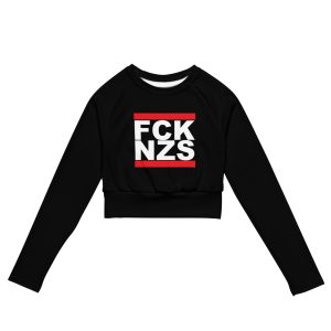 FCK NZS Recycled Long-sleeve Crop Top