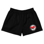 Antifa Antifaschistische Aktion Flag Women's Recycled Shorts