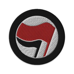 Antifa Antifaschistische Aktion Flag Embroidered Patches