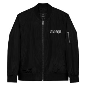 ACAB All Cops Are Bastards Premium Recycled Bomber Jacket