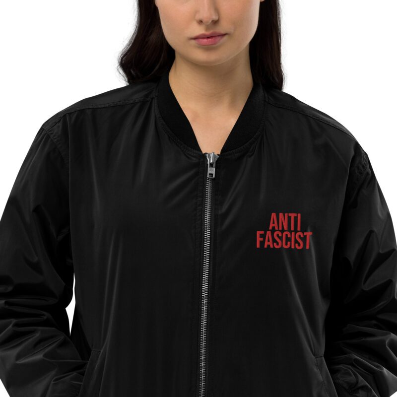 Anti-Fascist Premium Recycled Bomber Jacket