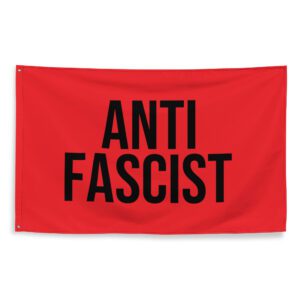 Anti-Fascist Antifa Red Flag