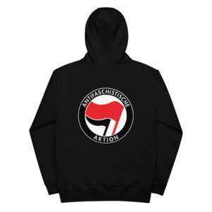 Antifa Antifaschistische Aktion Flag Premium Eco Hoodie