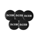 ACAB Set of Pin Buttons