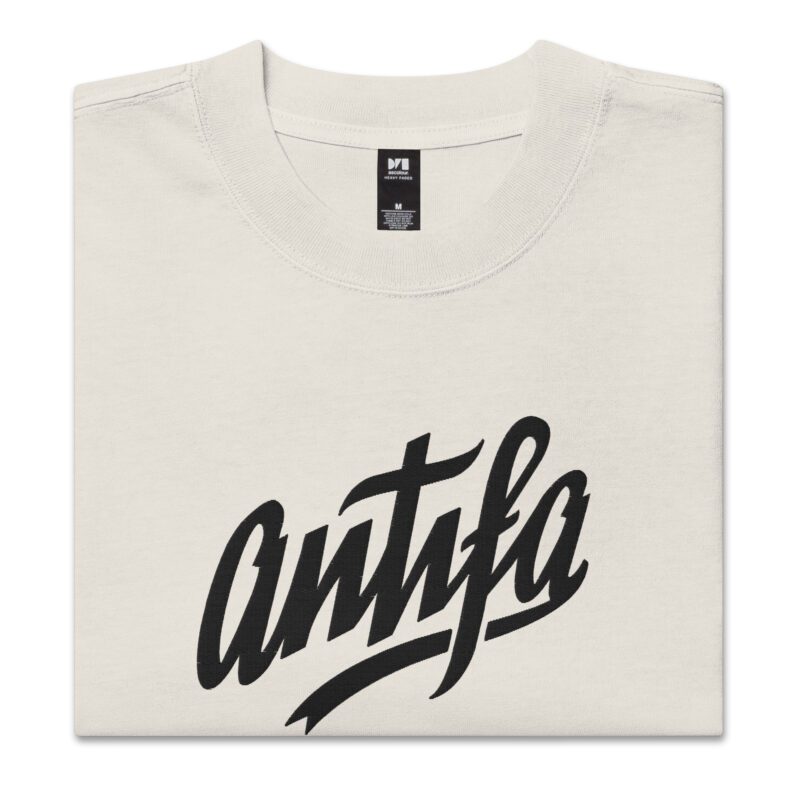 Antifa Oversized Faded T-shirt