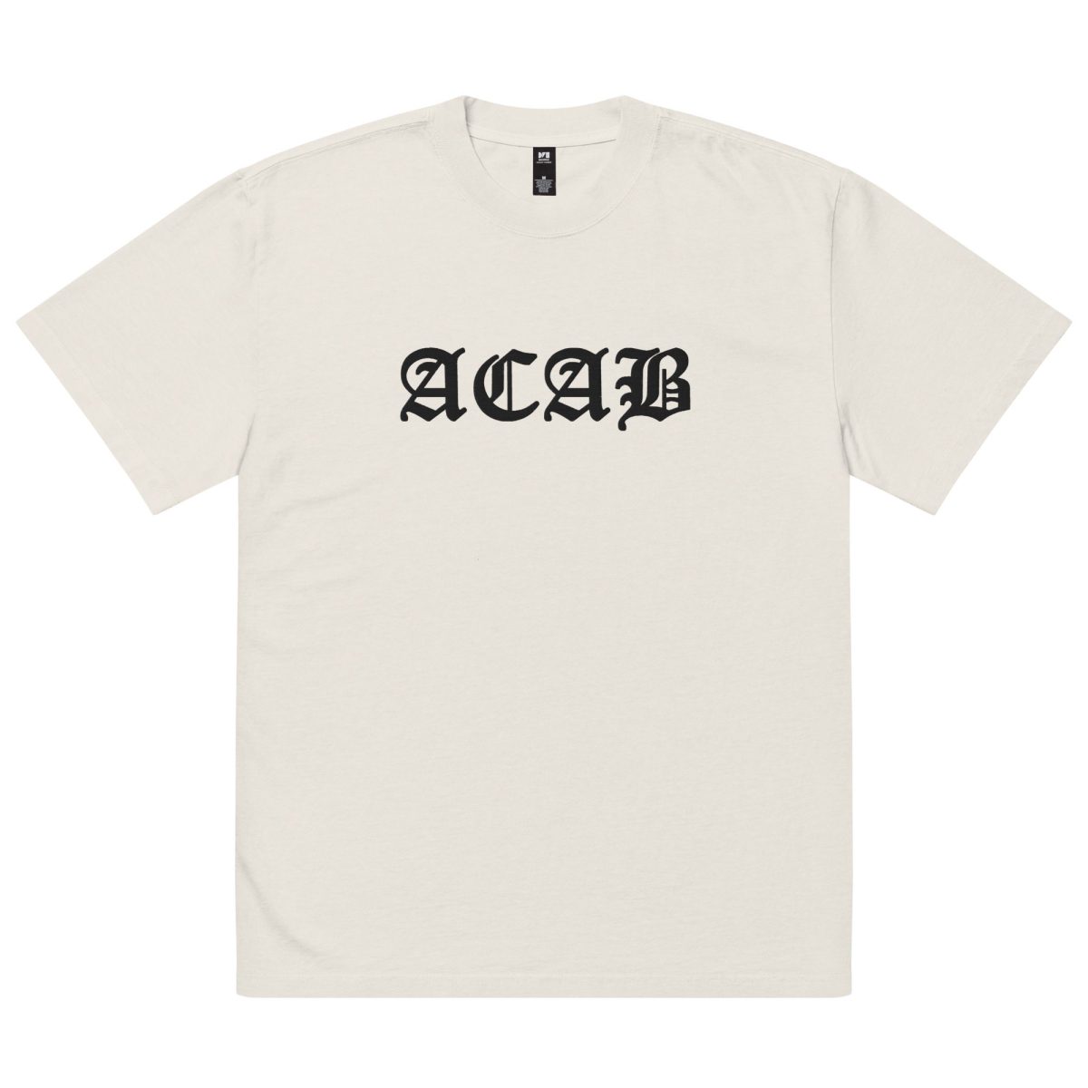ACAB All Cops Are Bastards Oversized Faded T-shirt