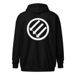 Antifa Iron Front 3 Arrows Unisex Zip Hoodie