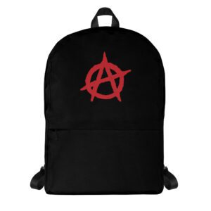 Anarchy Red Anarchist Symbol Backpack