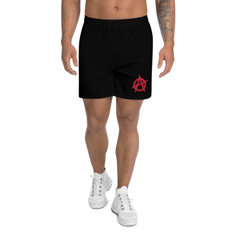 Anarchy Red Anarchist Symbol Men's Recycled Shorts