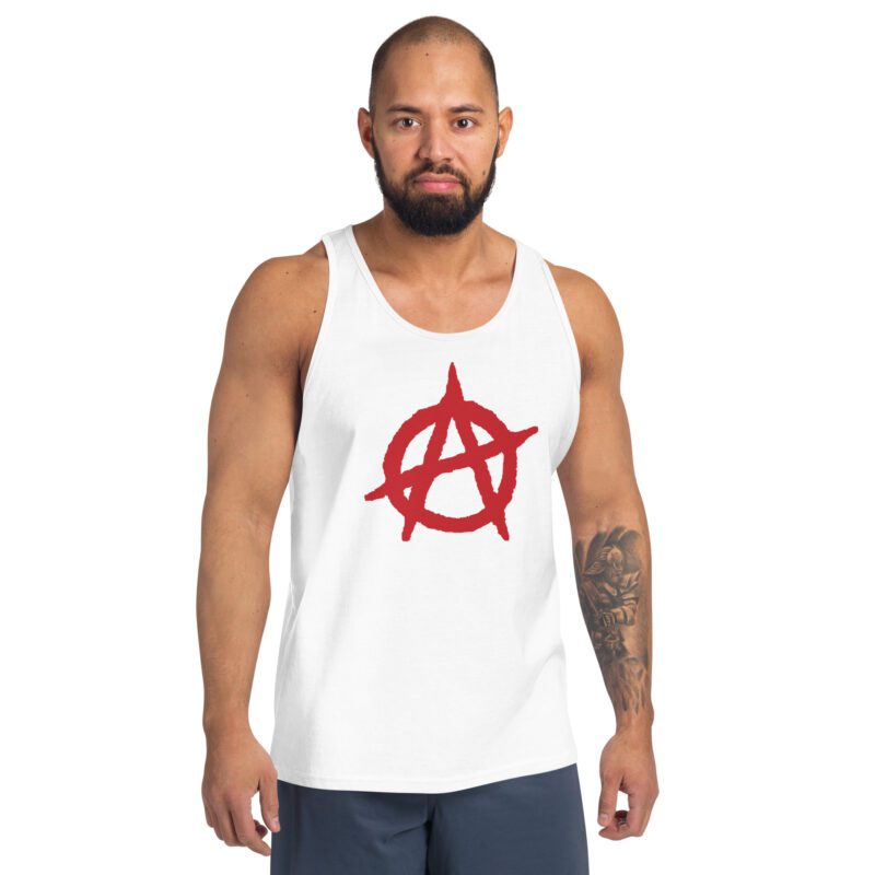 Anarchy Red Anarchist Symbol Unisex Tank Top Vest