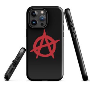 Anarchy Red Anarchist Symbol Tough Case for iPhone®
