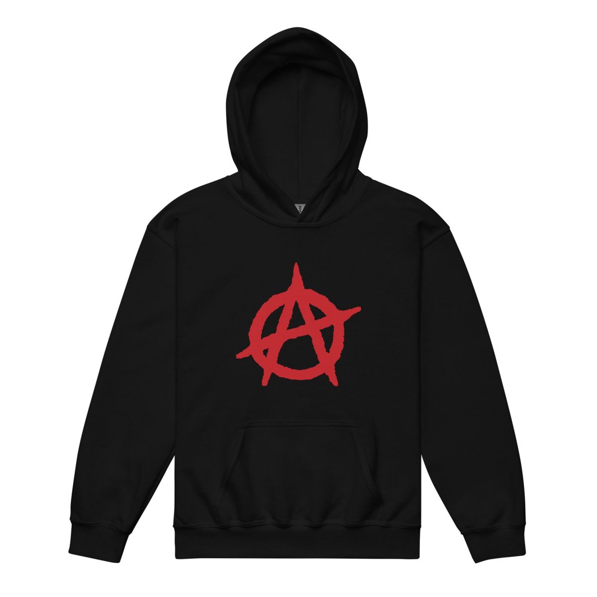 Anarchy Red Anarchist Symbol Kids Heavy Blend Hoodie