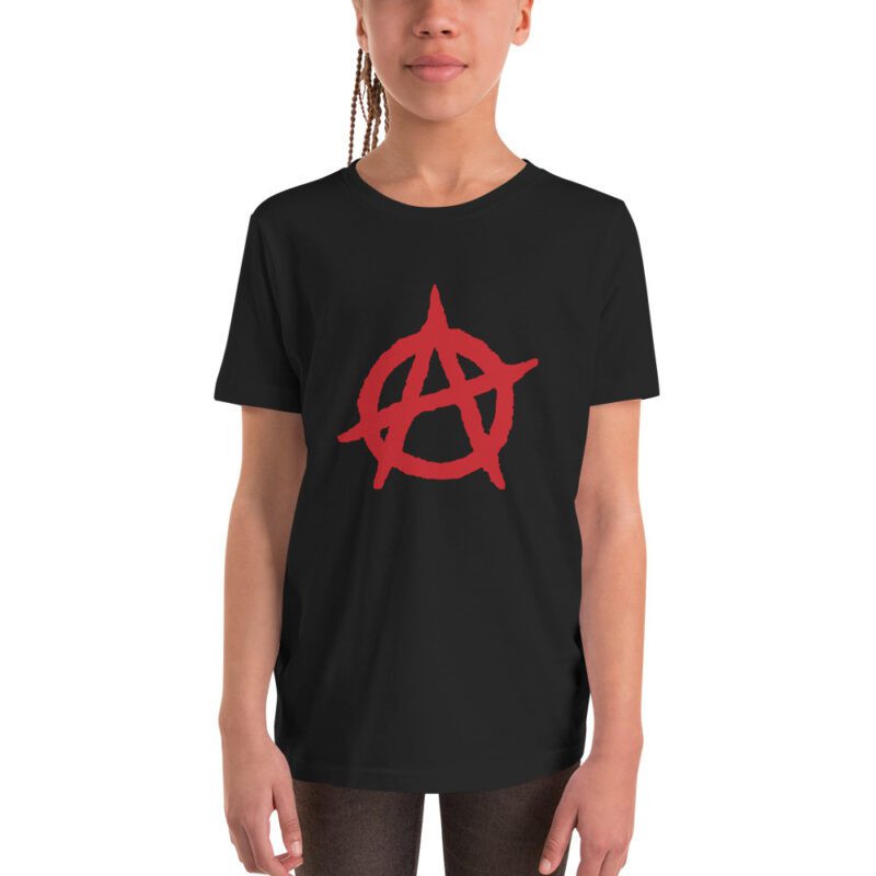 Anarchy Red Anarchist Symbol Kids T-Shirt
