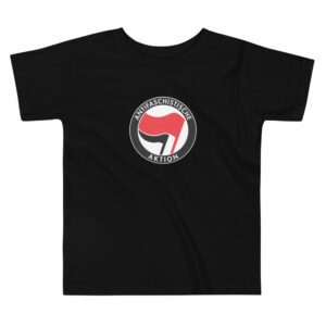 Antifa Antifaschistische Aktion Flag Toddler T-shirt