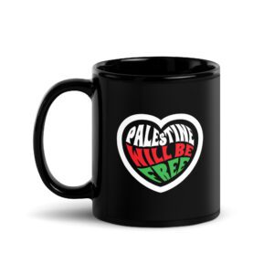 Palestine Will Be Free Black Mug