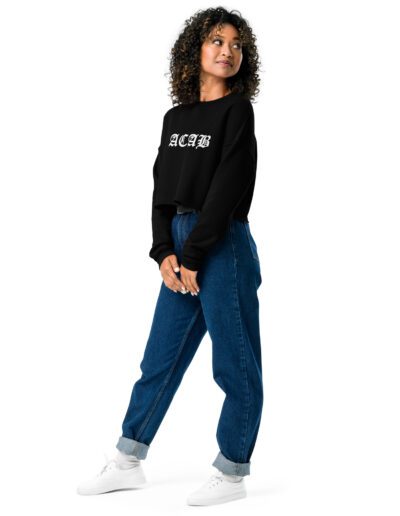 ACAB All Cops Are Bastards Crop Sweatshirt