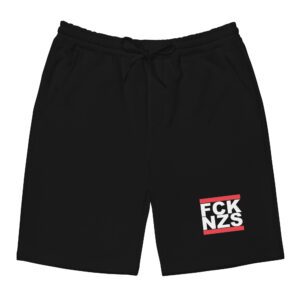 FCK NZS Fuck Nazis Men's Fleece Shorts