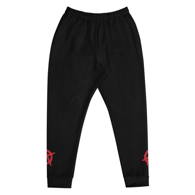 Anarchy Red Anarchist Symbol Men's Joggers Tracksuit Bottoms