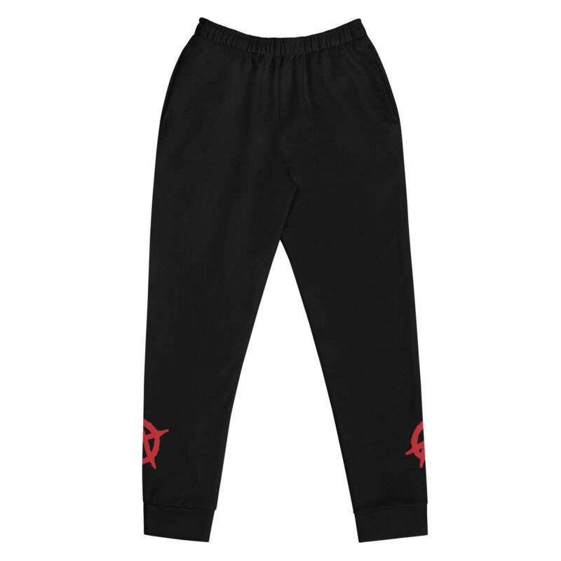 Anarchy Red Anarchist Symbol Women's Joggers Tracksuit Bottoms