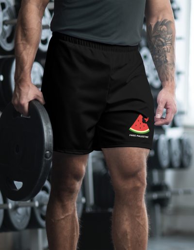 Free Palestine Watermelon Men's Recycled Shorts