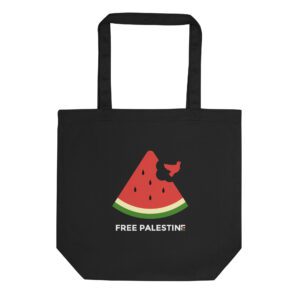 Free Palestine Watermelon Organic Tote Bag