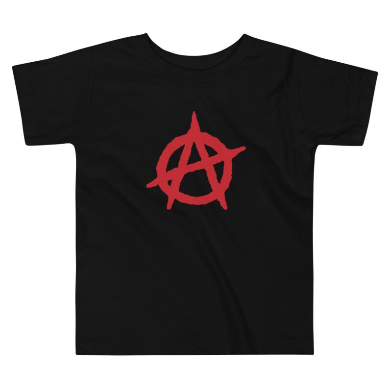 Anarchy Red Anarchist Symbol Toddler T-shirt