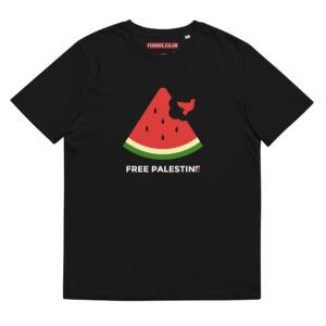 Free Palestine Watermelon Unisex Organic T-shirt