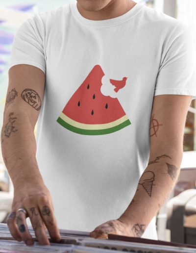Palestine Watermelon Unisex Organic T-shirt