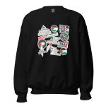 Free Palestine Stickers Unisex Sweatshirt