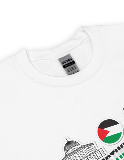 Free Palestine Stickers Unisex Sweatshirt