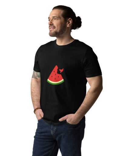 Free Palestine Watermelon Unisex Organic T-shirt