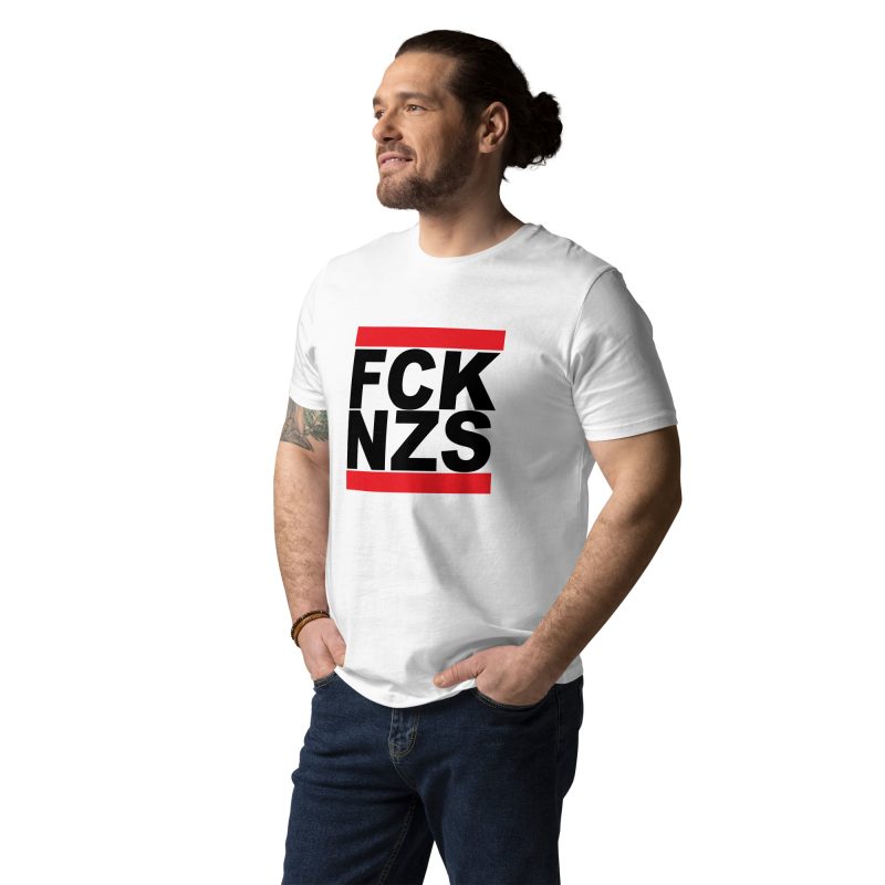 FCK NZS Fuck Nazis Unisex Organic Cotton T-shirt