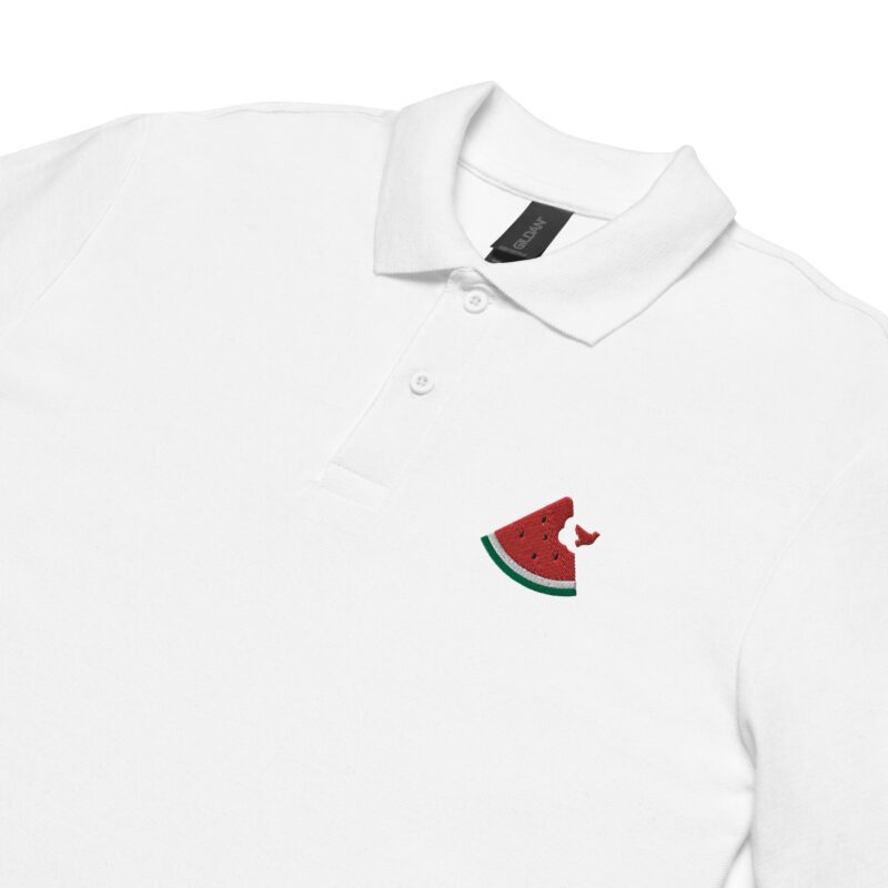 Free Palestine Watermelon Unisex Pique Polo Shirt