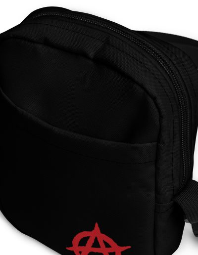 Anarchy Red Anarchist Symbol Utility Crossbody Bag