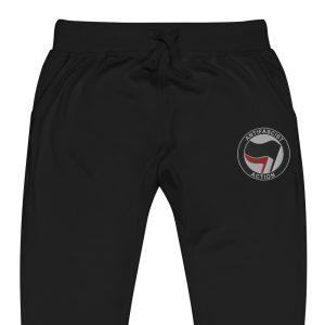 Antifascist Action Unisex Fleece Joggers Tracksuit Bottoms