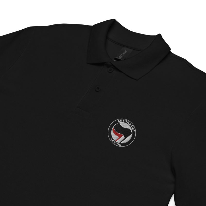 Antifascist Action Unisex Pique Polo Shirt
