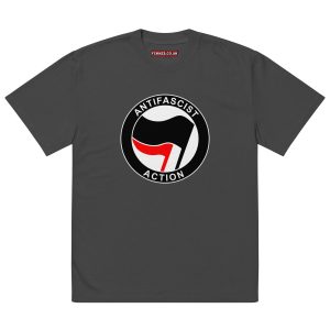 Antifascist Action Oversized T-shirt